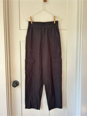Lightweight Flowy Black Cargo Pants